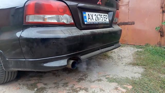 Выхлоп Rud Exhaust на Mitsubishi Galant EA2A (работа на холостых оборотах) смотреть онлайн