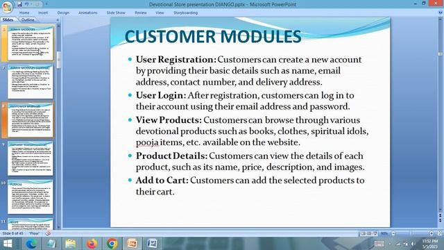 Project PPT - Online Devotional Store Project PPT using Python Django & Sqlite смотреть онлайн