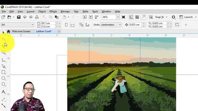 Pengenalan Tools dan Penjelasan Interface Coreldraw | Tutorial CorelDraw untuk Pemula Part 1 смотреть онлайн