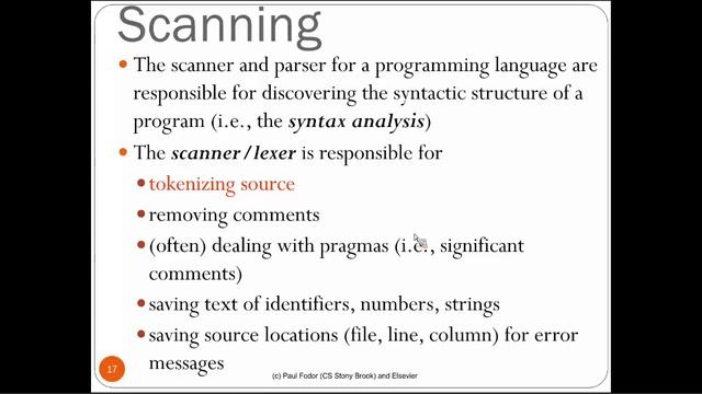 CSE307 Principles of Programming Languages course: Syntax part 1 смотреть онлайн
