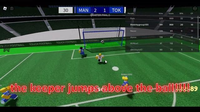ULTIMATE COMEBACK IN TOUCH FOOTBALL!!! [Roblox Touch Soccer/Football Gameplay 2023] смотреть онлайн