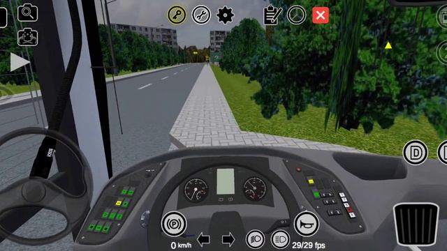 Proton Bus Simulator, карта Барнаул, маршрут 35
