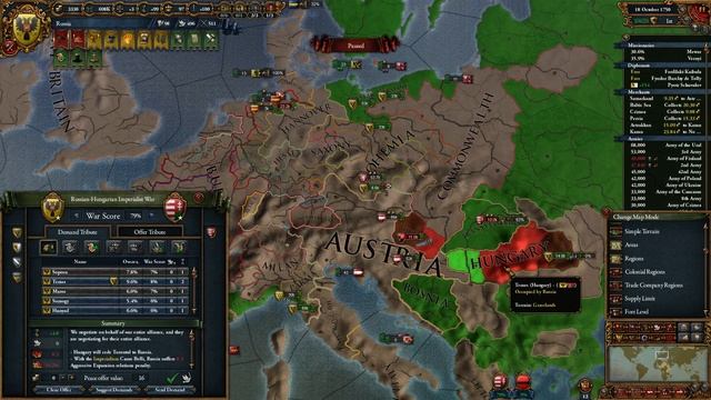 [Europa Universalis 4] Московия - Простокатка #19 =Ачивочки= Индийский шелк, блеск, красота смотреть онлайн