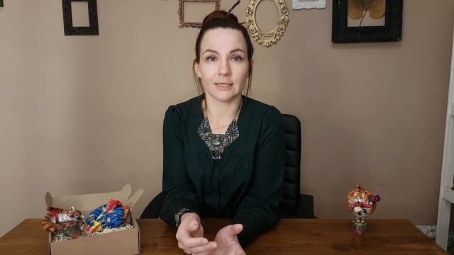 Приветствие для онлайн мастер-класса "Новогодний тигр" смотреть онлайн