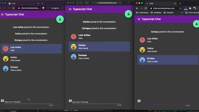 Chat real time NodeJS + TypeScript + Socket Io + Angular смотреть онлайн