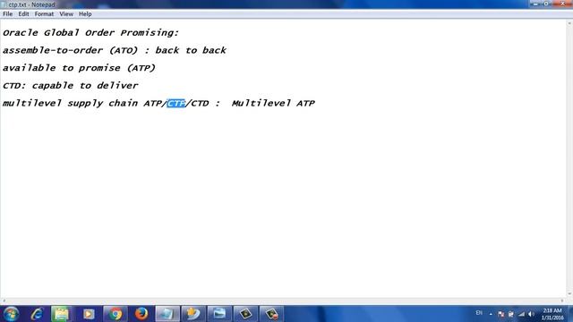 Oracle Global Order Promising : overview ATP/CTP/CTD смотреть онлайн