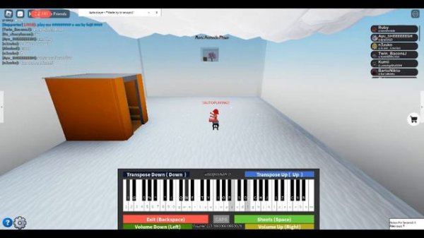 Blood in the water | Roblox Piano Notes In Description ^^