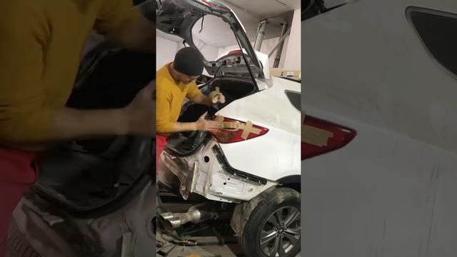 Как снять задний фонарь на Hyundai SantaFe смотреть онлайн