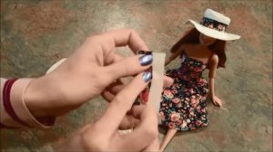 Одежда для Барби.  Как сшить шляпу для куклы. \  Clothes for Barbie. How to make hat for doll.