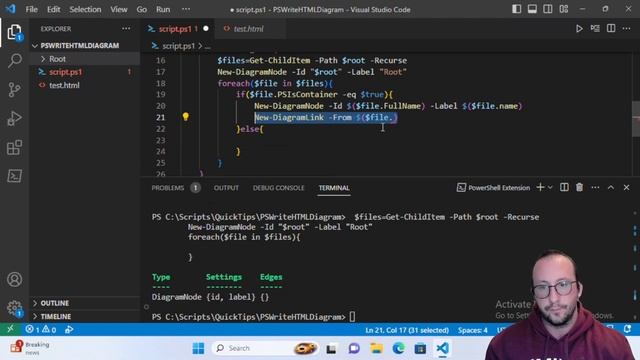 PowerShell Tutorials : PSWriteHTML - Part 2 - Create Visio Style Diagrams смотреть онлайн