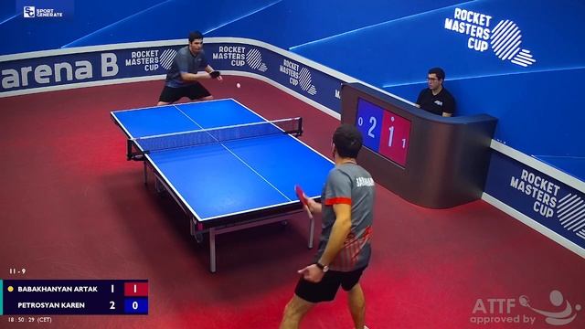 Table Tennis | A.Babakhanyan - K.Petrosyan | 20.11.2023 18:45 (CET) | RMC.SP 15294777