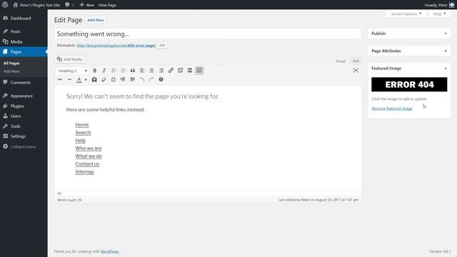 A brief Introduction to the free WordPress Plugin 404page смотреть онлайн