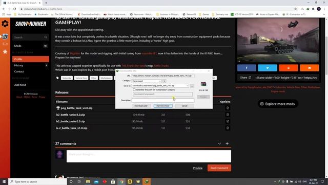 Add mods manually in Snowrunner смотреть онлайн