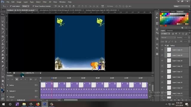 cara membuat video ucapan idul fitri dengan photoshop смотреть онлайн