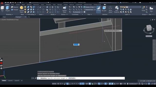 auto cad ||simple 3D interior design of room (part 1 ) | смотреть онлайн