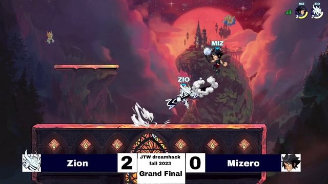 Zion vs Mizero - Grand Final - JTW dreamhack fall 2023 смотреть онлайн