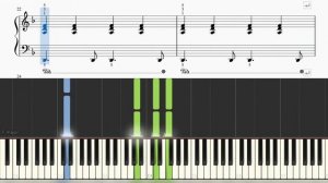 Одинокий Пастух На Пианино | Простые Ноты | Обучение