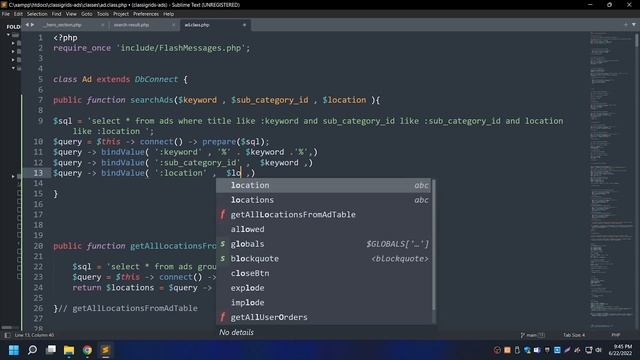 Part 27 - Search ads 2 - OOP PHP PDO - 4K смотреть онлайн