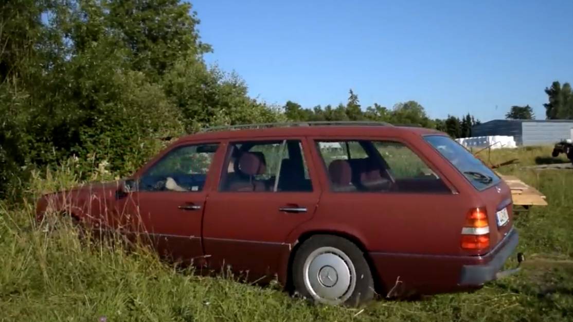 Оживление Mercedes-Benz W124 230E 1990 года Спустя 5 лет простоя часть 1!