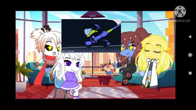 ~реакция андертейл на битву санса и джевила~