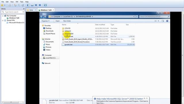 RESTORE DEMO SQLSERVER DATABASE смотреть онлайн