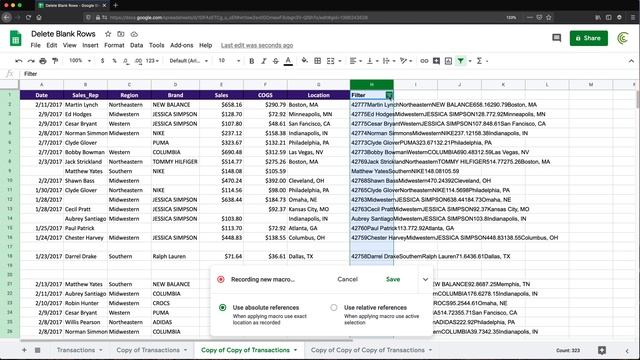 Google Sheets - Delete Empty Rows (Blank Rows) смотреть онлайн
