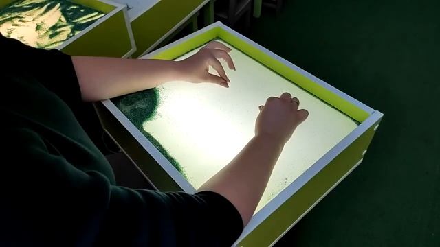 Рисование песком. смотреть онлайн