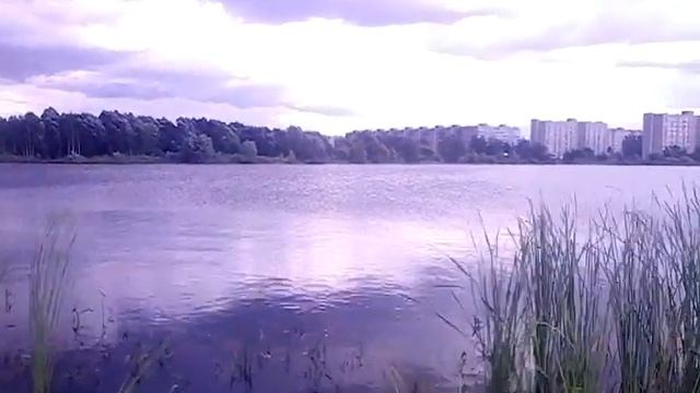 Озеро Пермяковское перед дождем