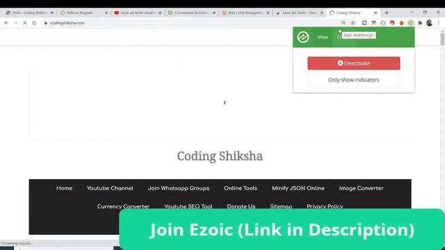 Ezoic Ad Tester Chrome Extension to Place Ads on Website Full Tutorial + Ezoic Earnings Proof Shown смотреть онлайн