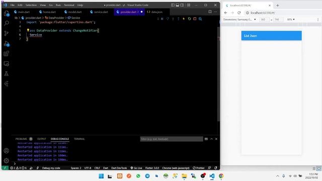 Flutter - Mengambil data dengan Provider dan Belajar Parsing Berbagai bentuk JSON Part 5 смотреть онлайн