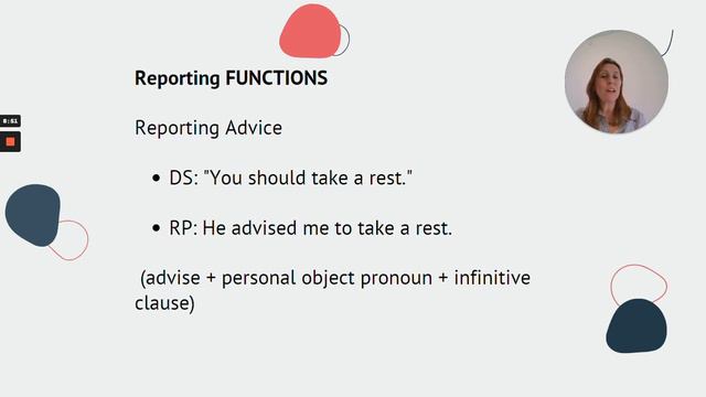 Reported Speech Course - Summary смотреть онлайн
