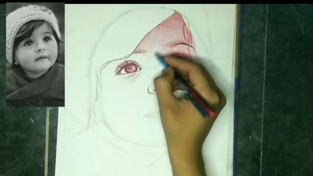 Cute baby portrait l ball pen sketch tutorial l ball pen sketch easy l sketch for beginners смотреть онлайн