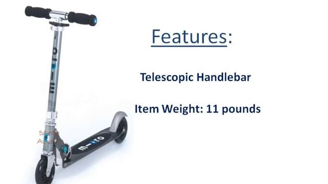 Kick Scooter-Micro Bullet (Great for Skate Parks) смотреть онлайн