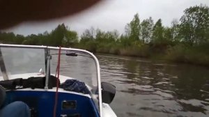 Моторная лодка Обь-1 (ЗиЧ). Настройка высоты транца под мотор Ямаха 30.