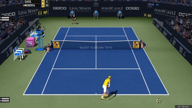 Tennis Elbow 2013 ITST Mod 1.21| 4 aces in row смотреть онлайн