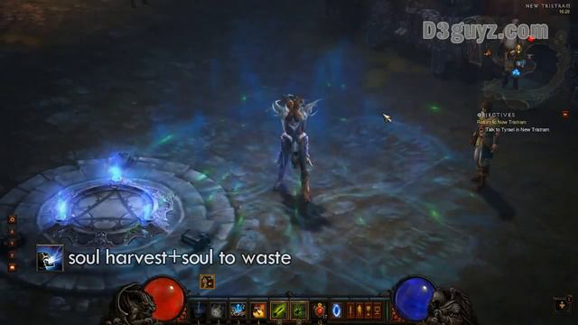 Diablo3-Колдун-умение-Жатва душ+Душа в расход