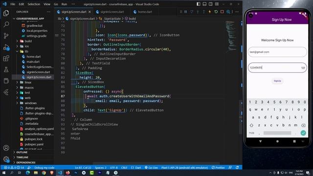 #2 انشاء وتسجيل مستخدم جديد Flutter | Firebase Authenticon 2023 смотреть онлайн
