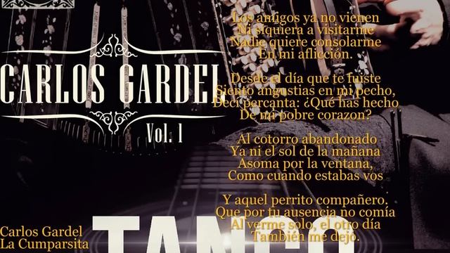 Carlos Gardel - La Cumparsita (Letra)