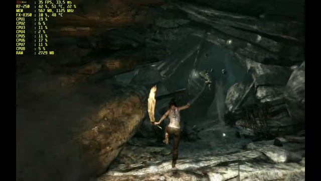 Radeon R7 250 2 GB GDDR5 + FX 8350 смотреть онлайн