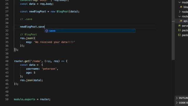 Save data to MongoDB with Mongoose смотреть онлайн