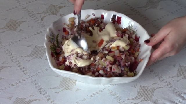 "Бархатная роза". Вкусный салат с красивым названием! смотреть онлайн