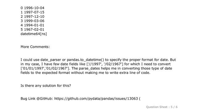 Pandas : pd.read_csv not correctly parsing date/month field when set parse_date = ['column name'] смотреть онлайн