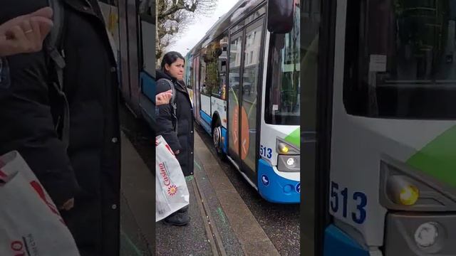 Iveco Urbanway 18m FS-222-KL маршрут 2 (город Анси, Франция) смотреть онлайн