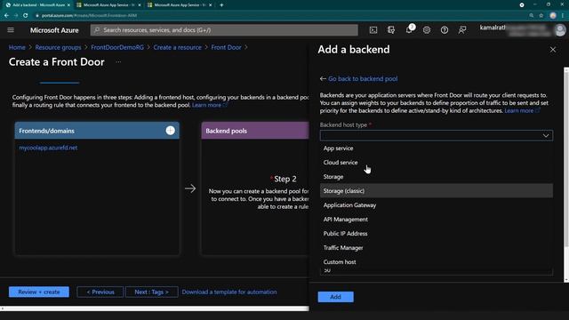 Front Door Azure Tutorial | Comparison & Configuration смотреть онлайн