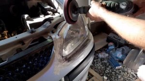 Полировка фар за 5 минут своими руками | полировка фар без инструмента | Восстановление фар