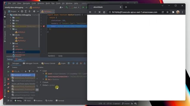 Debug Lambda functions with IntelliJ using SST смотреть онлайн