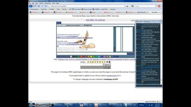 How to use Java Web IRC client смотреть онлайн