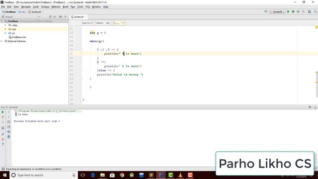 kotlin tutorial for beginners When as Expression Toturial смотреть онлайн