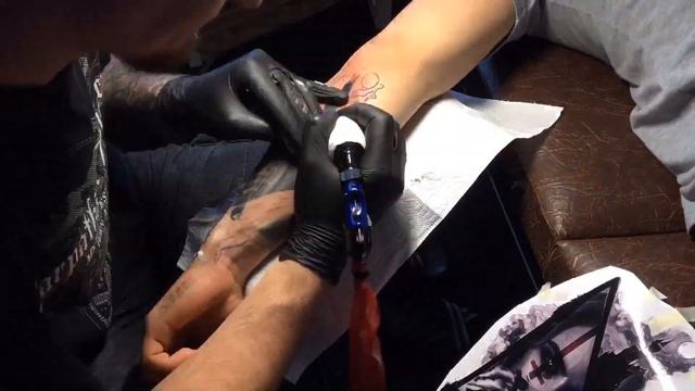 Voron Tattoo - look of eternity (time laps) смотреть онлайн