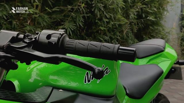 Kawasaki Ninja 250 CC fi Green Super GLOWING FMS GRESIK смотреть онлайн